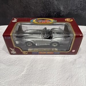 Road Legends 1964 Shelby Cobra 427 S/C Collection Die Cast‎ Metal 1:18 Silver